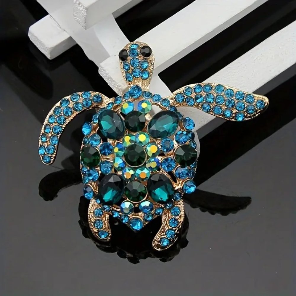 Turtle Brooch - Picture 2 of 7
